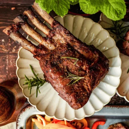 美式煙燻羊肩排