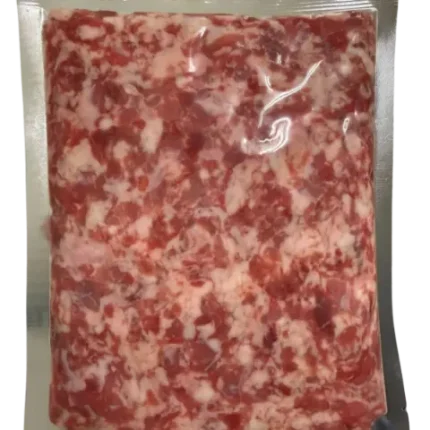 真空包裝高品質牛絞肉，方便冷凍保存